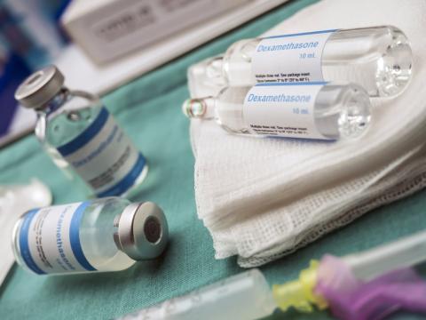 Vials of dexamethasone