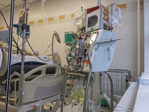 Dialysis machine in ICU