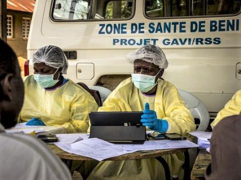 Ebola response in DR Congo