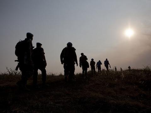 Rebel forces in the DRC