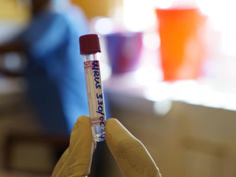 Ebola blood vial