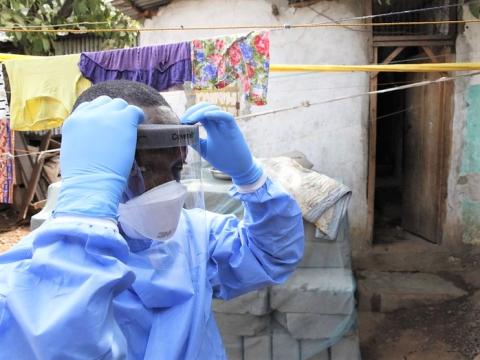 Ebola healthcare worker