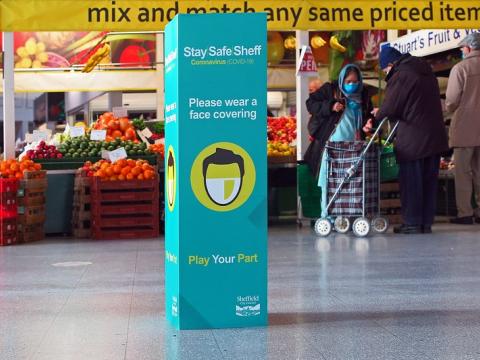 face covering sign