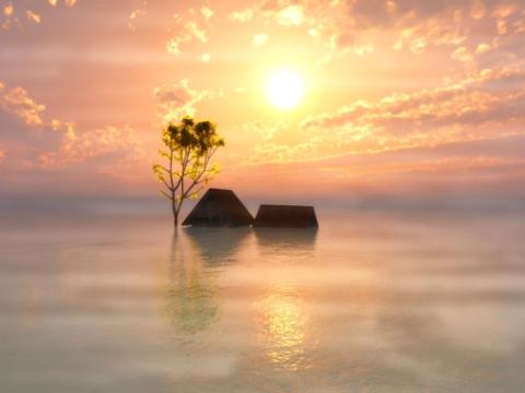 Fog and flood