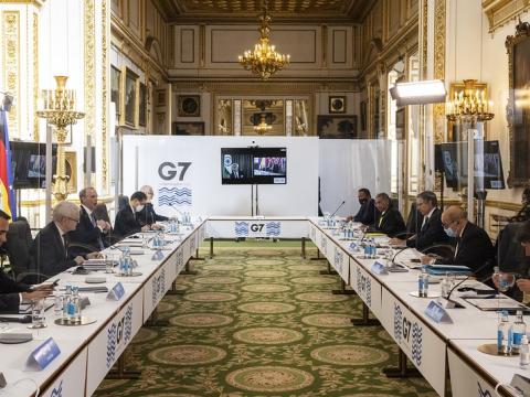 G7 leaders meeting in England