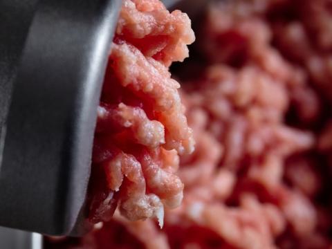 Ground beef meat grinder