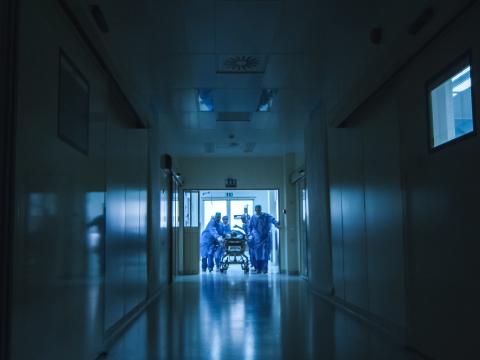 hospital corridor