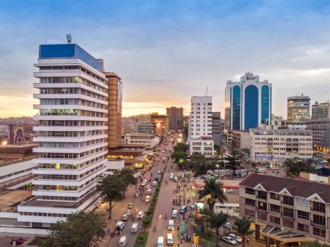 Kampala, Uganda skyline
