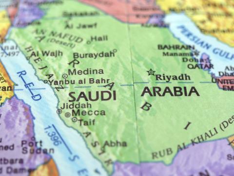 Saudi Arabia map