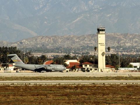 March Air Reserve Base in California