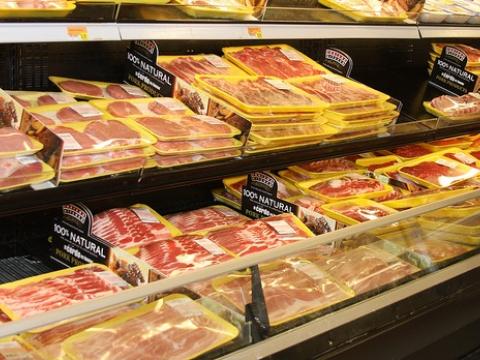 Meat at market