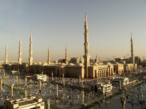 Mosque of the Prophet in Medina, KSA