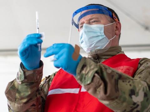 Military COVID-19 vaccinator