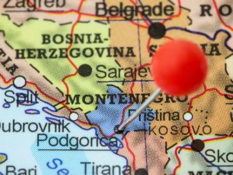 Map of Montenegro