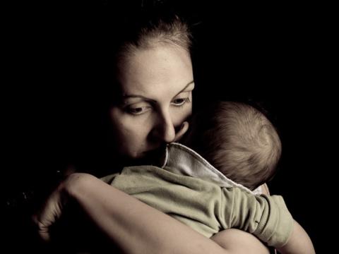 Mother with baby