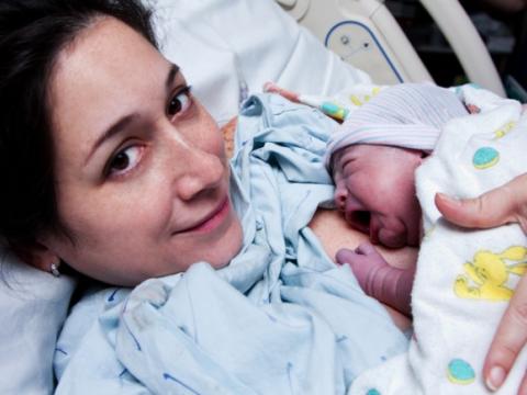 mother with newborn