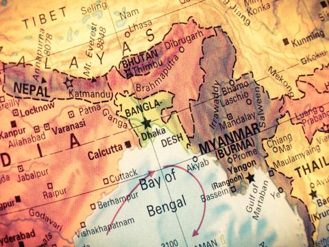 Myanmar map