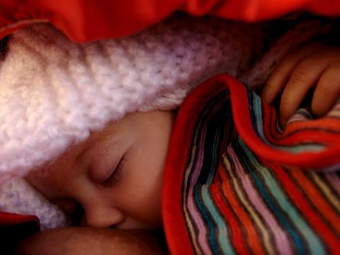 Breastfeeding baby
