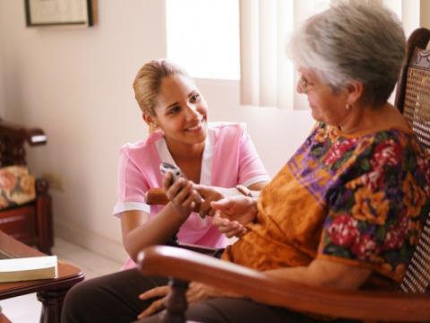 Nursing home patient
