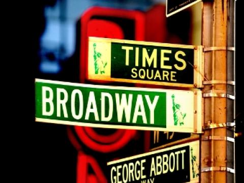New York City sign post