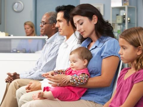 Patients in waiting room