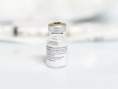 Pfizer COVID-19 vaccine vial