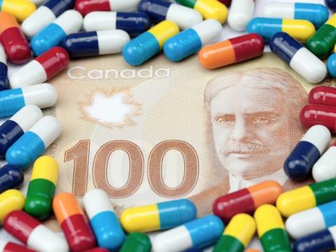 Pills and Canada money