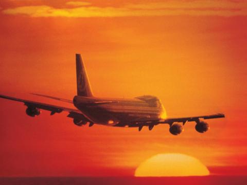 Airplane landing