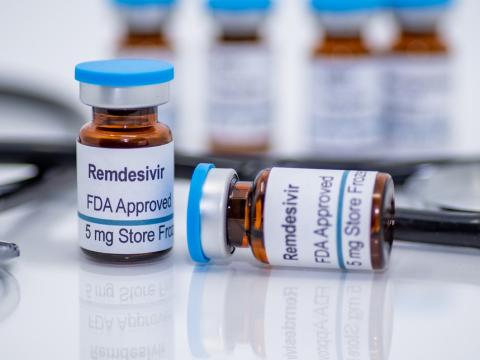 Remdesivir bottles