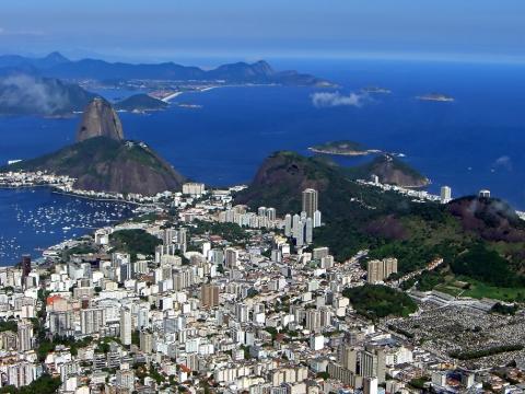 Rio de Janeiro aerial view