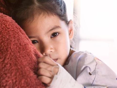 Sick little girl