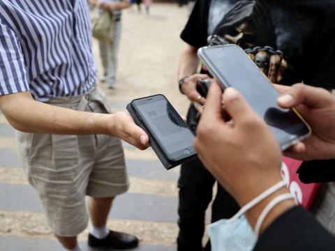 Smartphone COVID pass