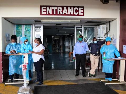 South African healthcare workers