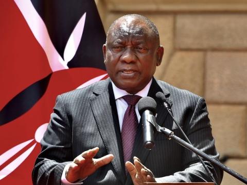 South African President Cyril Ramaphosa