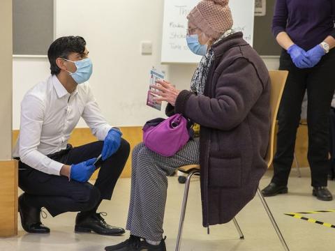 UK COVID-19 vaccination center