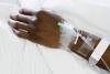 Arm with IV drip