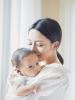 Asian mom and baby