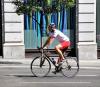 Bicyclist in Madrid