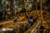 Ebola grave diggers in Bong County