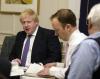 UK Prime Minister Boris Johnson in meeting