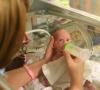 Bottle-fed premature baby