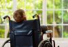 Boy in wheelchair