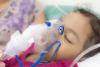 Child on nebulizer