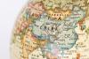 China on globe