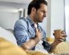 Coffee drinker with chest pains