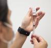 Filling syringe from COVID vaccine vial