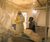 Doctor with Ebola patient DR Congo