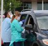 Drive-through testing in North Carolina