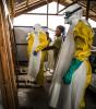 Ebola health workers in DR Congo