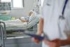 Elderly patient in hospital